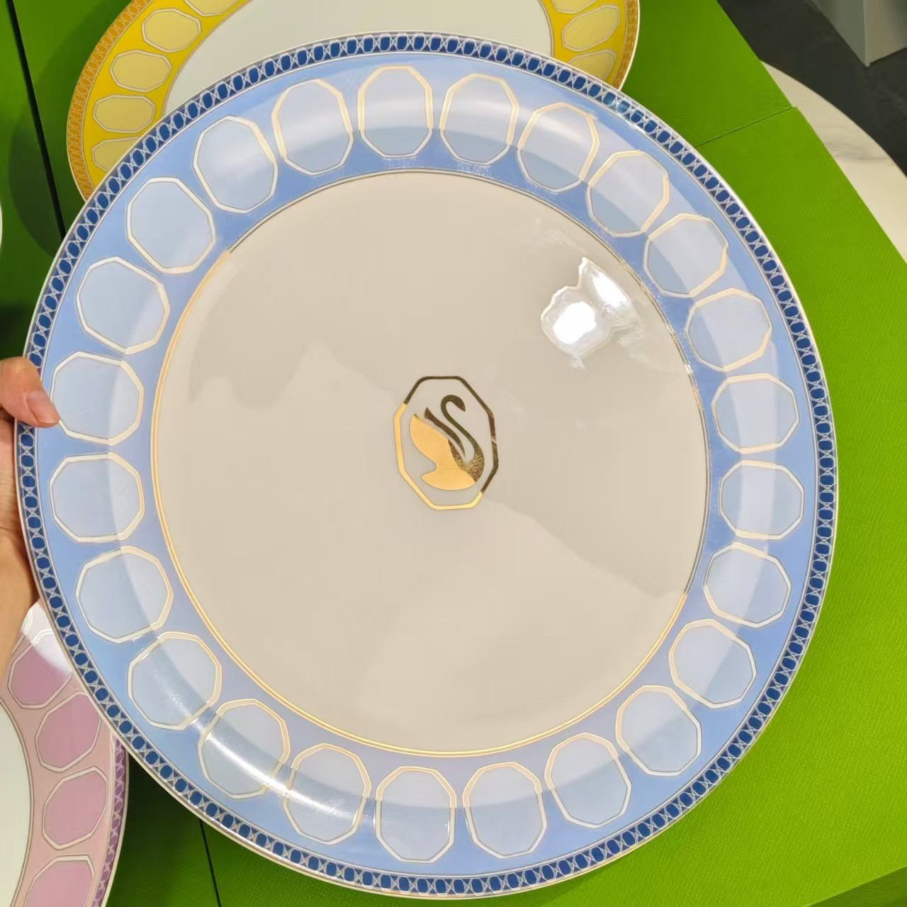 Swarovski big rounded tray 40cm